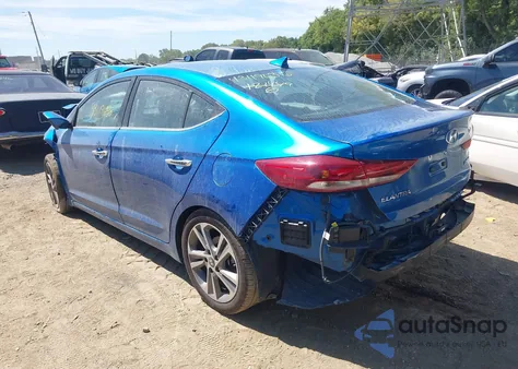 2017 Hyundai Elantra Limited from USA, damaged, VIN 5NPD84LF2HH121449